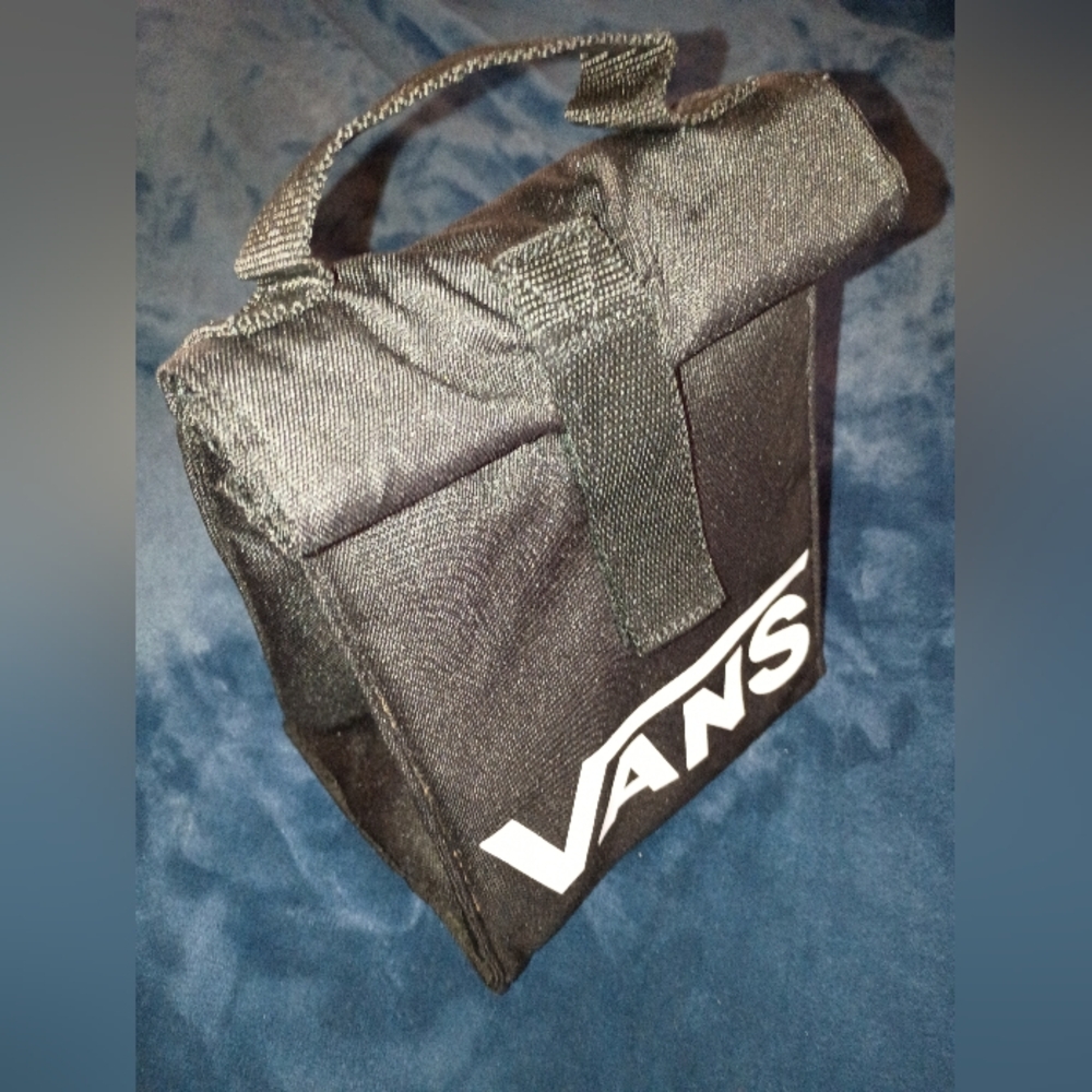 Vans Backpack w/ Colorful Sparkly Checkered Pattern & Matching Lunch Bag - Picture 6 of 7